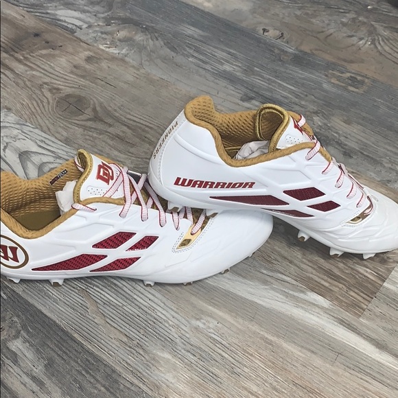 Autographed Denver Pioneers Lacrosse Cleats